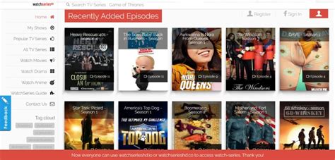 WatchSeries Official Site .
